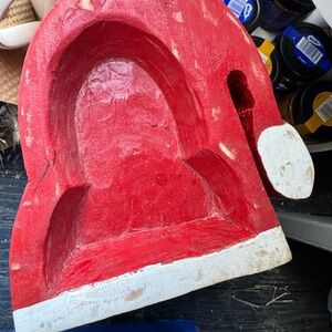 Santa hat dough bowl